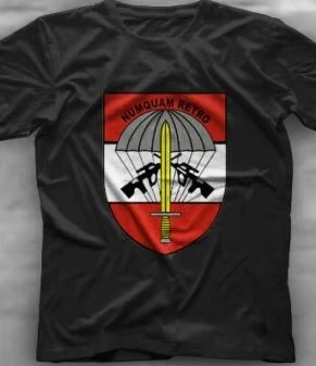 

Army Military Jagdkom Austrian Special Operations Group Force T-Shirt Short Sleeve Casual 100% Cotton Shirt