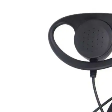2.5mm Single Hole D Type Earphone Adapter With For PTT Button For HYT TC-310 TC-320 T5628 T6200C For Walkie For Talkie Headset A