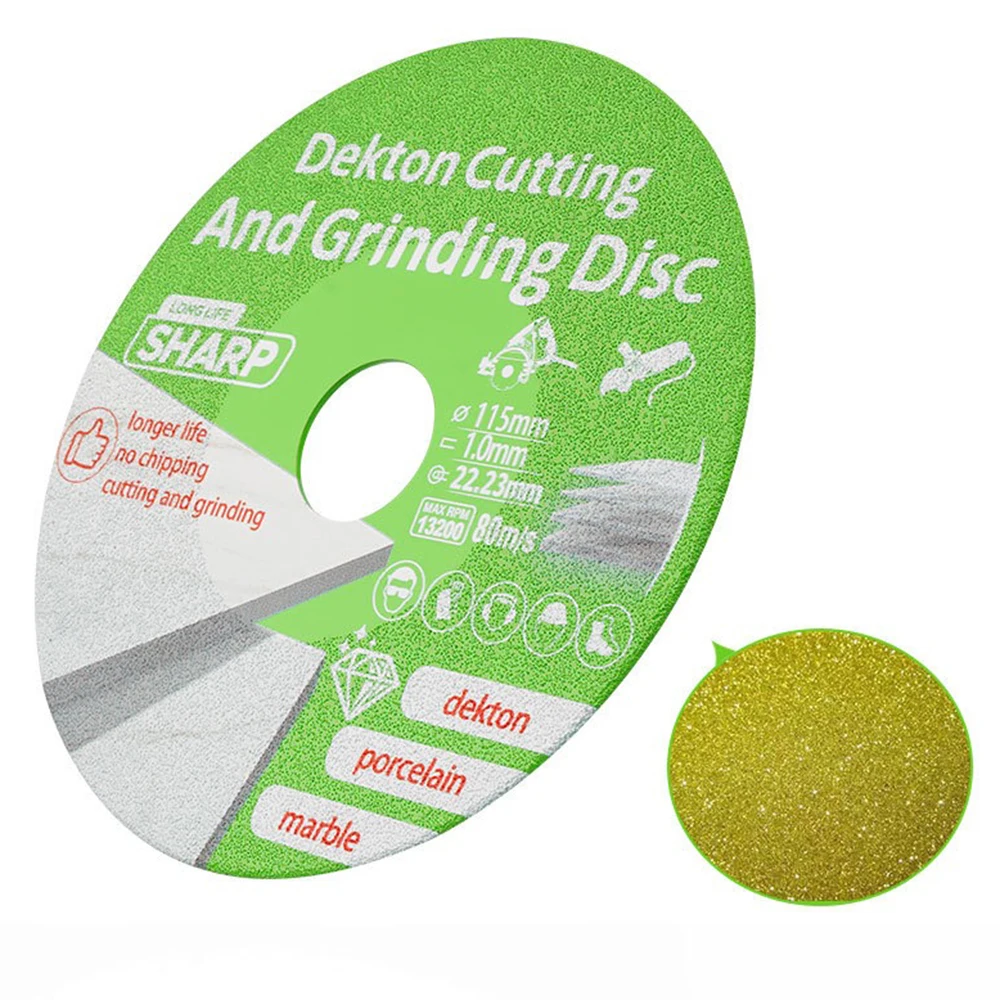 1Pc Green Rock Board Saw Blade Diamond Cutting Disc For Cutting Marble Artificial Stone Quartz Granite Slate Jade Ceramics Glass
