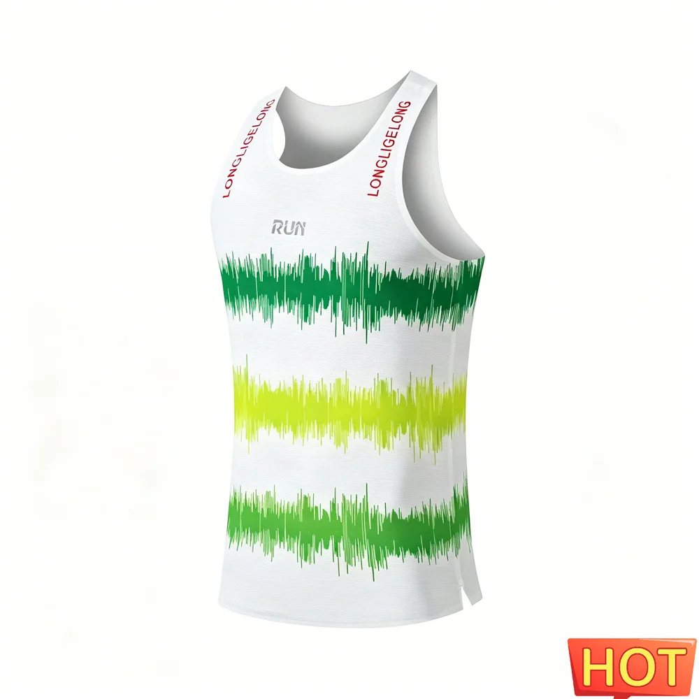 Men’s & Women’s Running Tank Top Quick Dry Lightweight Marathon Training Vest Summer Sport Fitness Shirt Marathon Men's Tank Top