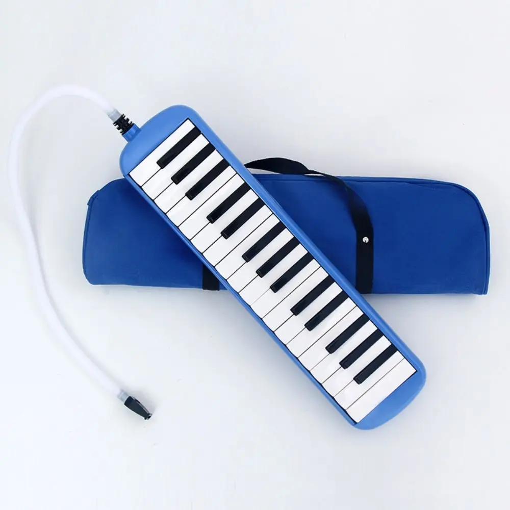 with Carrying Bag 32 Keys Melodica Piano Keyboard Style Musical Instrument Harmonica Mouthpiece Beginner Gift Mouth Organ