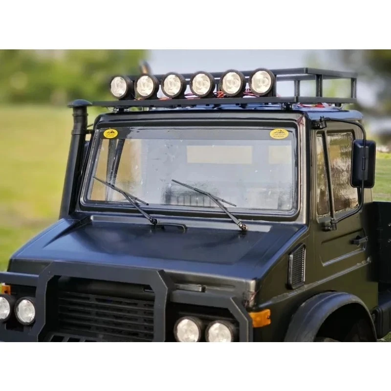 

For CROSSRC EMO NT4 NT6 1/10 RC Crawler Roof Rack with Lighted Decorative Parts Upgrade Modification Damage-Free Installation