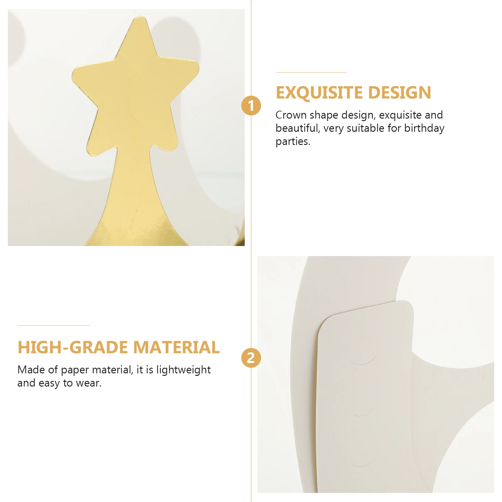 

25pcs Elastic Paper Crowns Crowns For Adults Party Hats Decorations Glitter Party Hats For Kids Crown Kids Adults