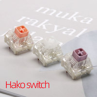 Kailh Box Royal Hako True Violet Clear RGB Tactile 3-pin Mechanical Keyboard Switch Waterproof dustproof Soft