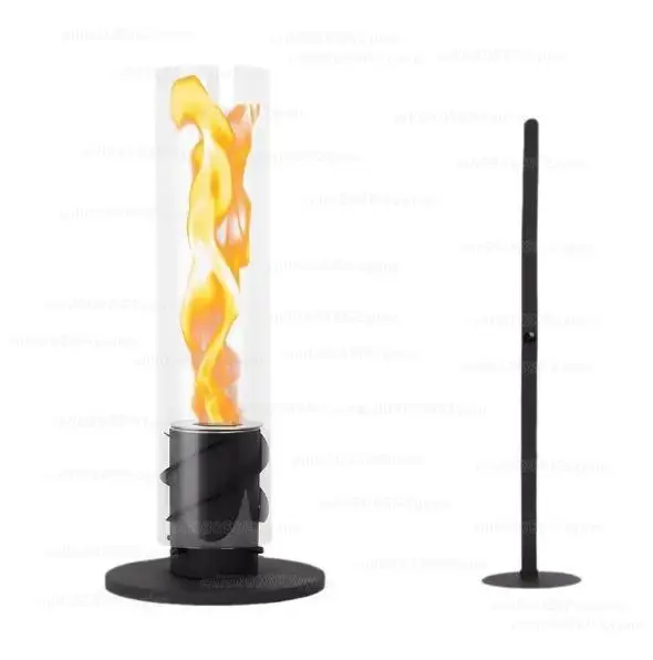 Indoor Rotating Tornado Flame Fireplace Heater Living Room Bedroom Portable Atmosphere Heating Furnace