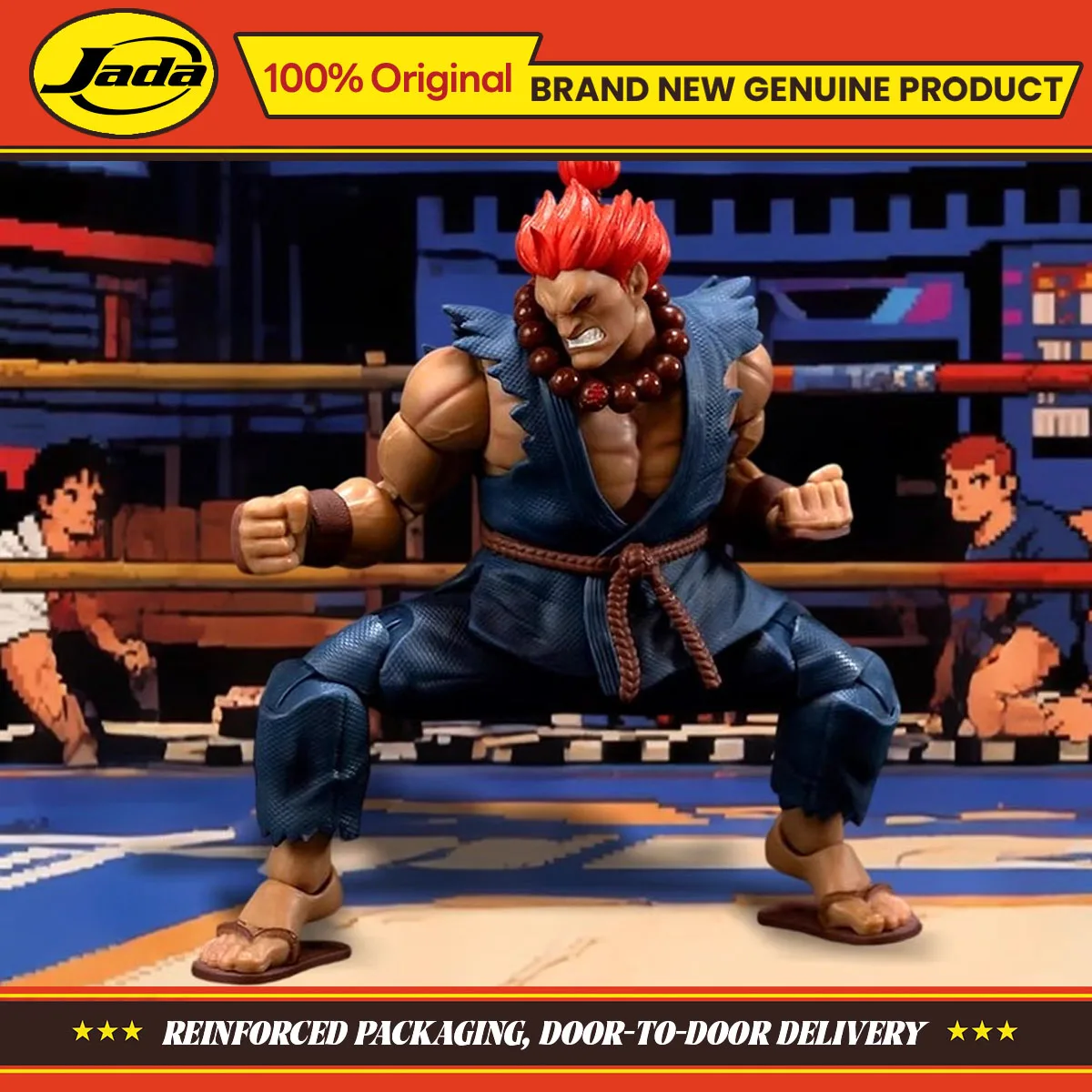 Haggar Jada Toys Ultra Street Fighter II Akuma 1:12 Scale Action Figure