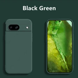 For Google Pixel 8a Case For Google Pixel 8a Case Funda Liquid Soft Silicon Para Bumper Phone Back Cover For Google Pixel 8a