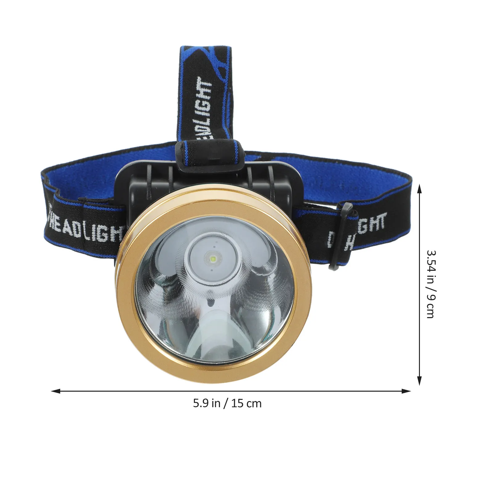 LED Sensor Night Fishing Headlamp Rechargeable Aluminum Alloy Outdoor Light Bike Riding Visual Warning Lamp Dimmable Ipx4
