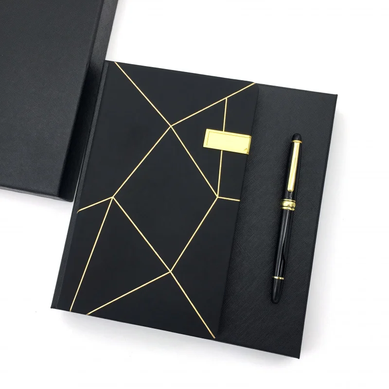 

2025customized.new product promotional luxury pen and notebook with USB sets corporate business 191075