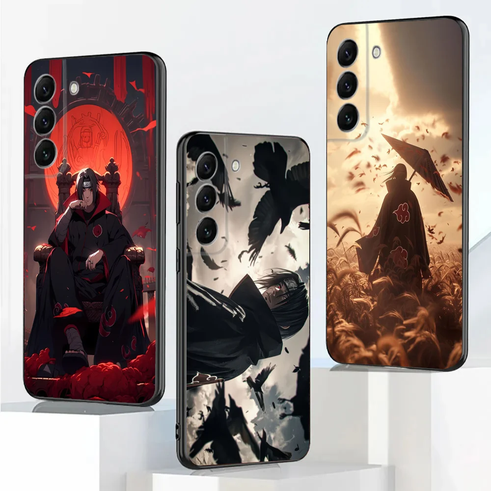 Anime I-ItachS-U-Uchihas-S Phone Case For Samsung Galaxy A20,A21s,A22,A31,A32,A52,A53,A72,73,A80,A91 Soft Black Cover