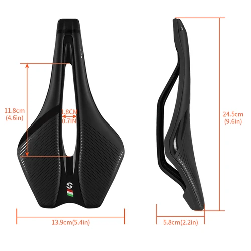 Imagen 2 del producto TOSEEK-sillín de bicicleta de montaña, asiento de bicicleta con riel redondo de 7mm, Material EVA, productos para bicicleta de montaña, accesorios para carreras de montaña