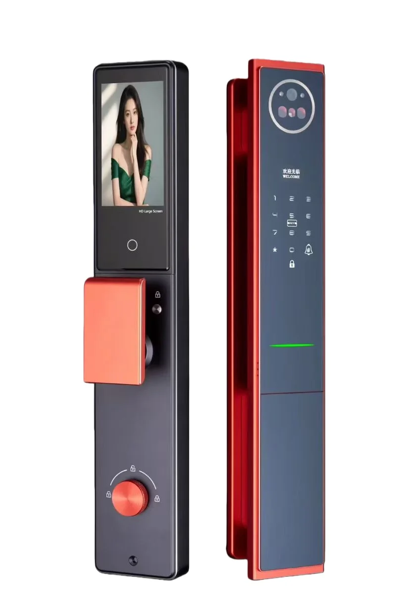 2025 China Manufacturer Aluminum Alloy Biometric NFC Palm Vein Smart Door Lock with for Glass & Wood Doors App