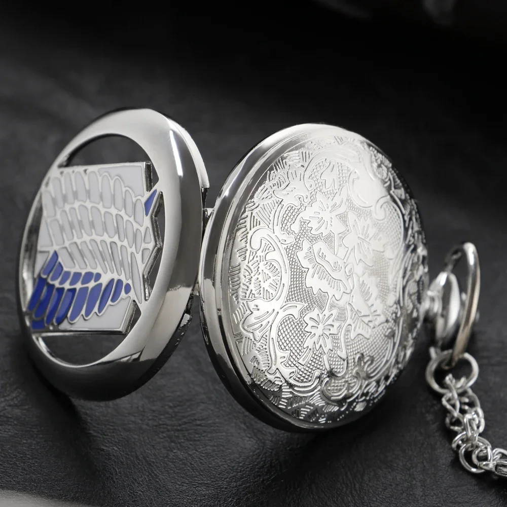 anime attack on titan Quartz Pocket Watch High Quality Unisex Necklace Pendant Jewelry Gift for Men and Women Religio CF1025