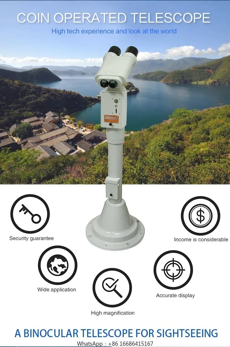 Factory Direct Sale Coin-operated Telescope High Quality Guarantee High Definition Of Large Diameter Long Distance