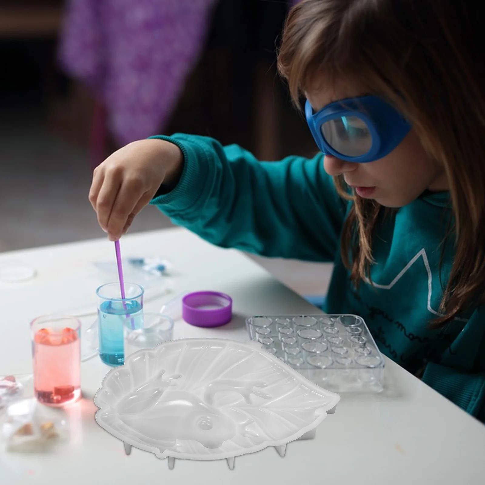 قالب صياغة من راتنجات الإيبوكسي على شكل ضفدع من السيليكون لديكور المنزل بنفسك، فكرة هدية فريدة لعشاق الحرف اليدوية، سهلة إزالة القوالب #2