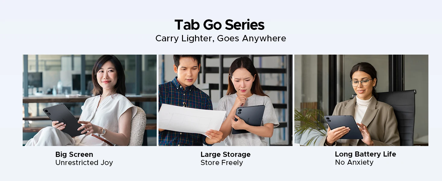 DOOGEE Tab G6 Max Tablet PC Android 16 13.4'' Display 32GB RAM(6GB+26GB) 256GB ROM 11000mAh Battery UNISOC T7280 Dual Speakers