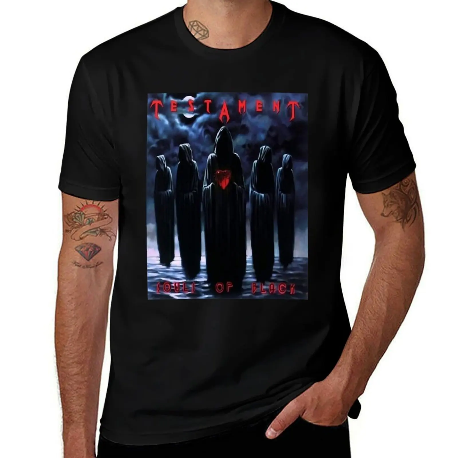 

testament band music T-Shirt t shirt man cotton man t shirt cotton men t shirt cotton 100% T-shirt