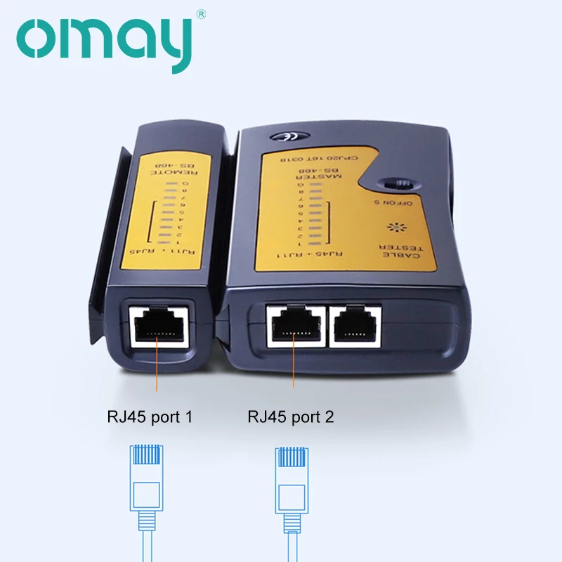 Professional Network Cable Tester RJ45 RJ11 RJ12 CAT5 UTP LAN Networking Tool Handheld Wire Telephone Line Detector