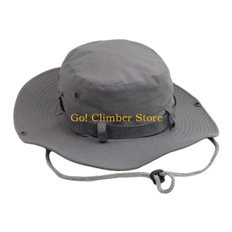 قبعة دلو قطنية Q84C مقاومة للرياح خفيفة الوزن للمشي لمسافات طويلة والسفر والترفيه في الهواء الطلق
