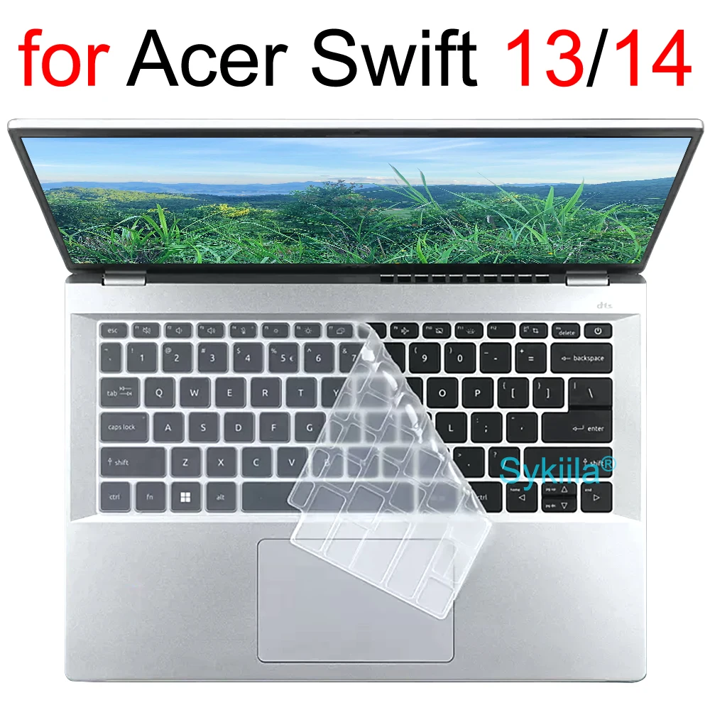Keyboard Cover for Acer Swift 14 13 Lite GO Edge Air 1 3 Pro 5 7 SF14 SFL14 SFX14 SFN14 SFA14 SFG14 Silicone Protector Skin Case