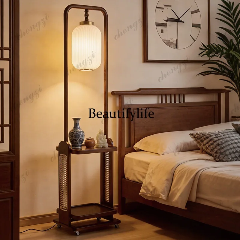 Chinese style tea room study living room zen atmosphere floor lamp bedroom bedside countertop decorative floor lamp