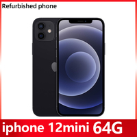 Refurbished phone APPLE iPhone 12mini 64go unlock 4gb RAM iOS A14 Bionic 5,4 inch dual telephone 5g
