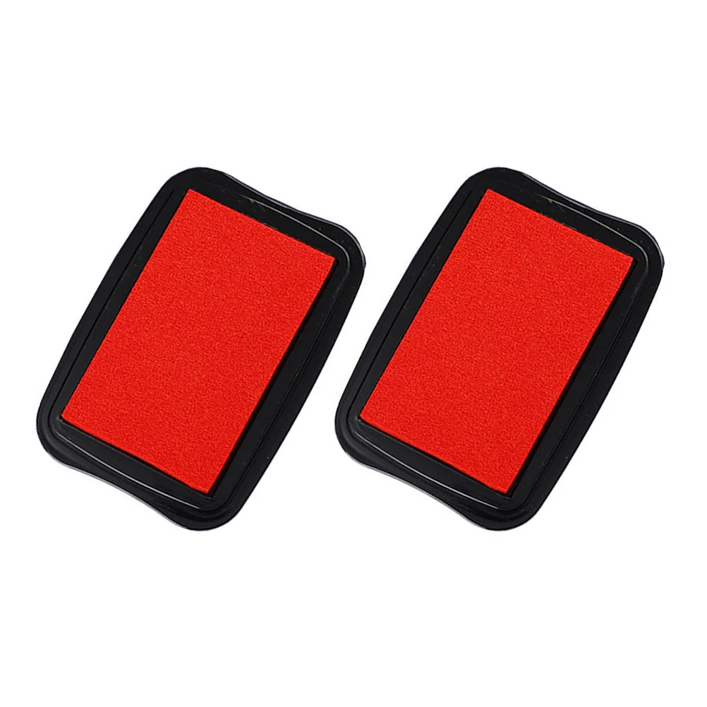 2 Pcs Water-based Ink Pad Stamp Pads for Kids Scrapbook DIY Graffiti Sponge Student