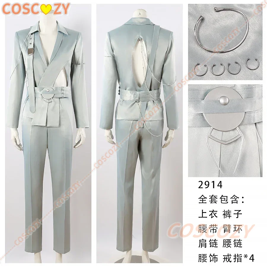 Customized Alien Stage R7 Luka Cosplay Costume Wig Party Outerwear Clothing Uniform White Suit Halloween Christmas Party Clothes