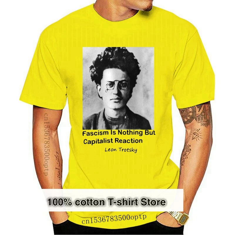 New TROTSKY T shirt- Political Anarchist Socialist Left Wing Marxist Men's Women's