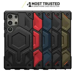 Military Shockproof Magnetic Case for Samsung Galaxy S26 Ultra S23 S25 Plus S26ULTRA Macsafe Rugged Armor Magsafe Cover Etui