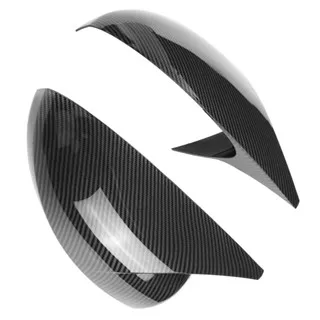 Sylphy 2020-2023 용 Nissan Altima Sentra 2019-2023 용 페어 윙 미러 캡 자동차 사이드 백미러 커버 광택 블랙/카본