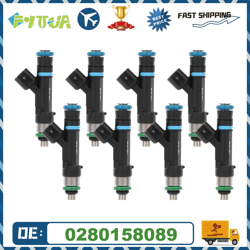 

8pcs fuel Injector 0280158089 For Ford Crown Victoria Lincoln Town Mercury Grand Marquis 4.6L 2006-2011