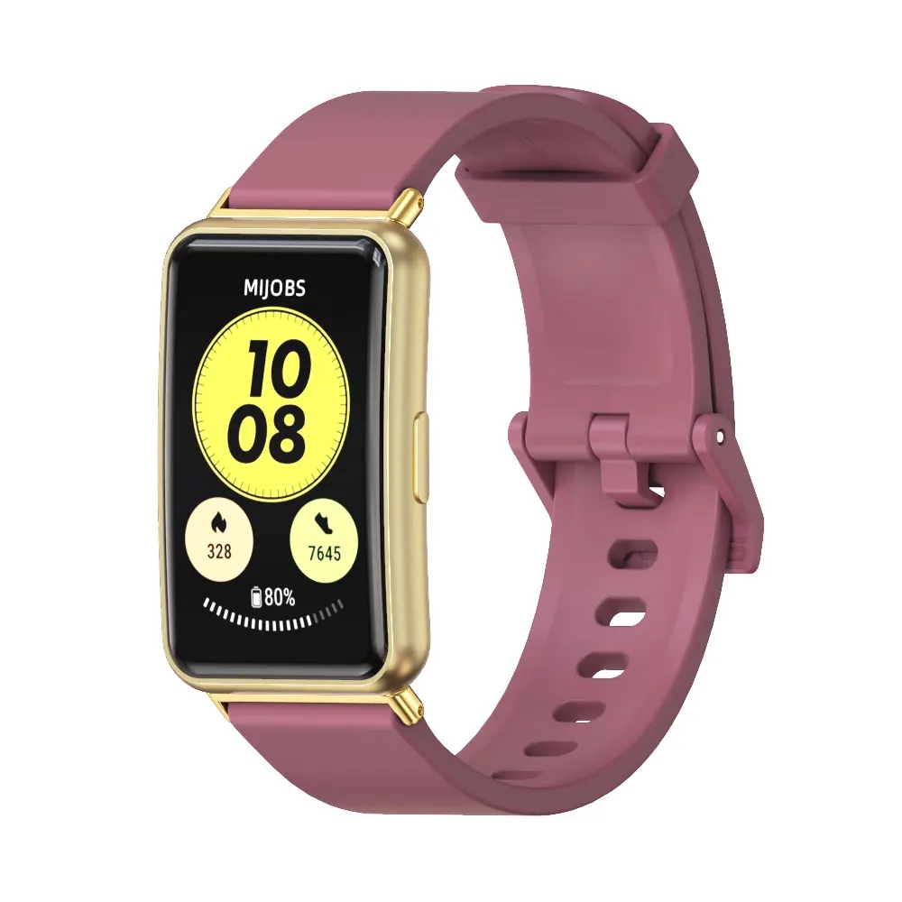 Pulsera de silicona para reloj Huawei, accesorios de repuesto para reloj inteligente, compatible con 2021