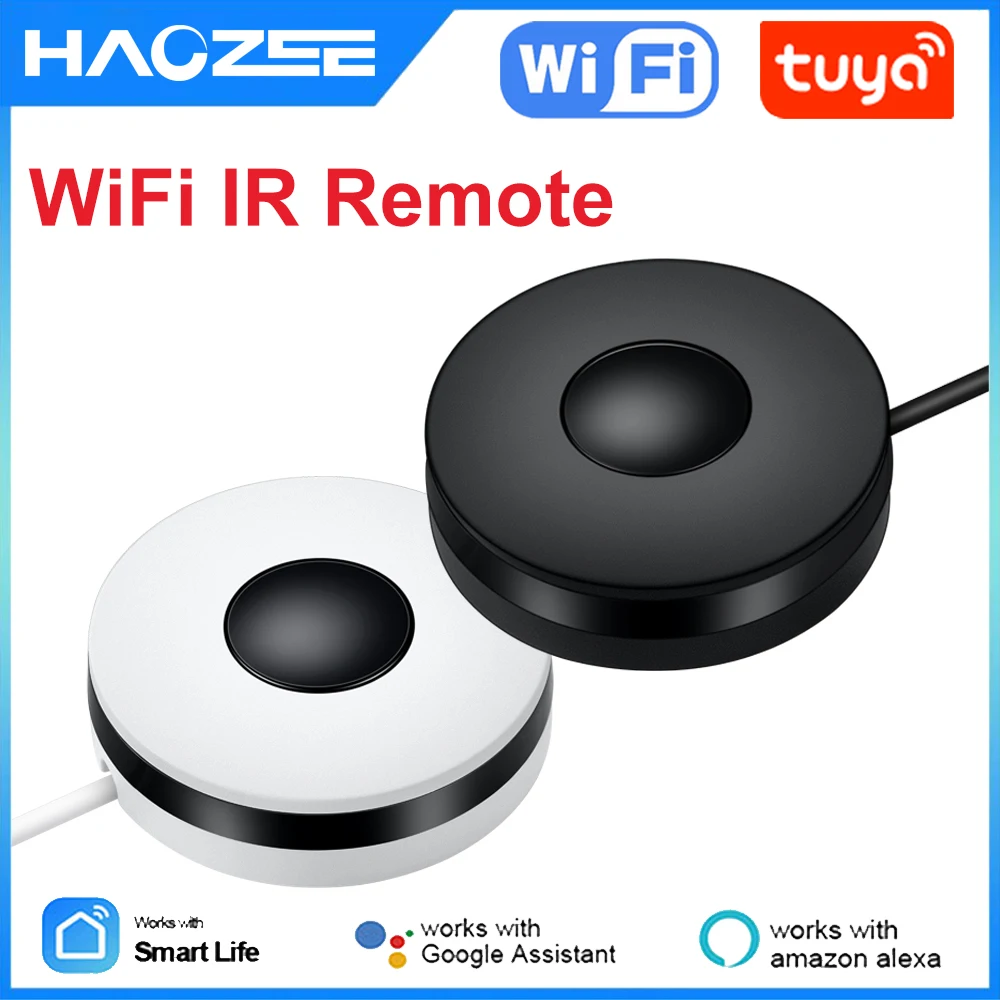 Tuya Smart IR Remote Control wifi Universal Infrared Controller for TV DVD AUD AC Works with Amz Alexa Google Home