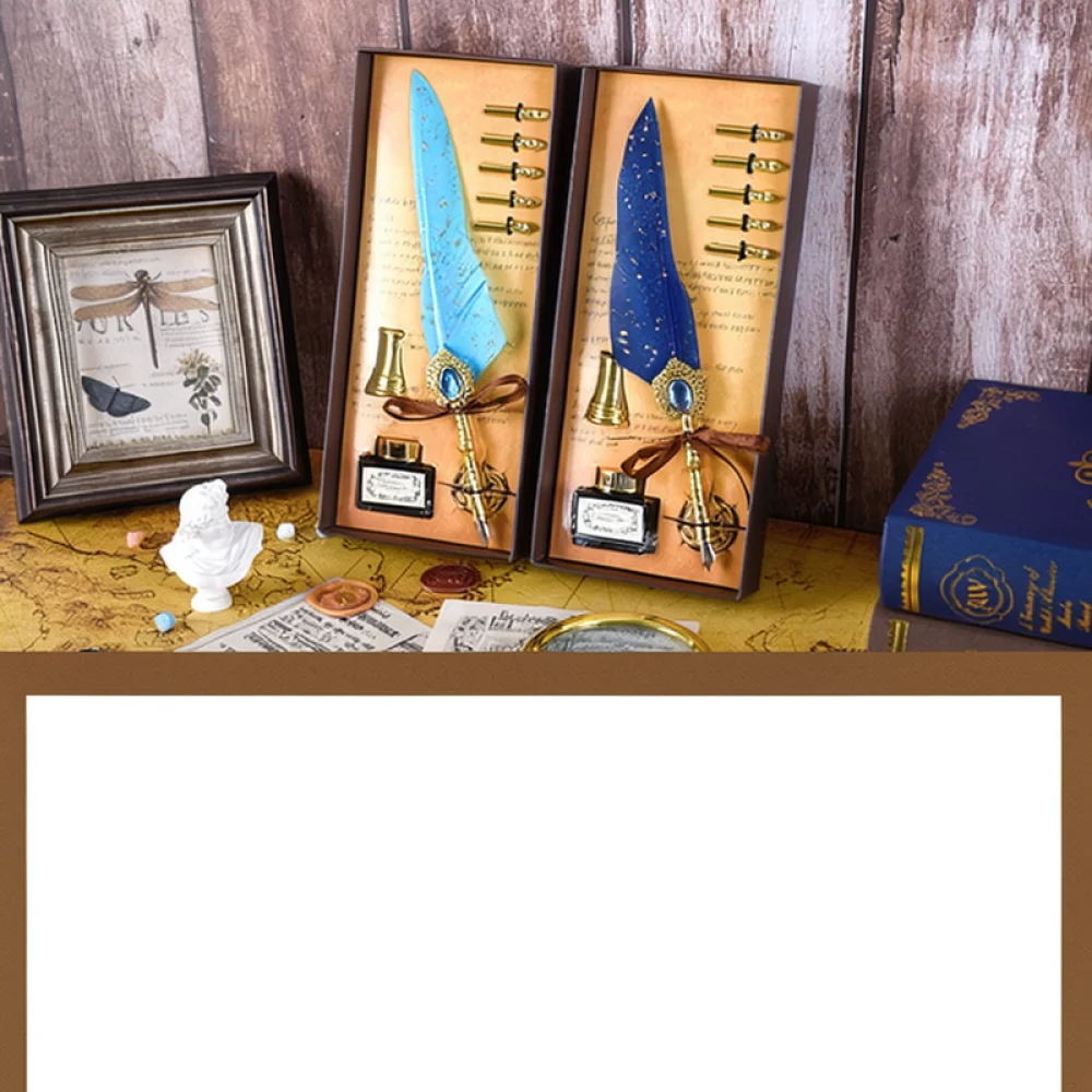مجموعة أقلام حبر ريشية بتصميم - مراجعة Calligraphy Pen Set وسعره