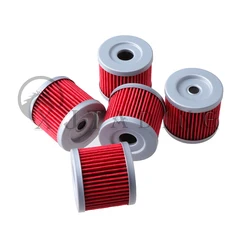 5 pcs/lot Motorcycle Oil Filter For Lifan Zongshen Loncin CB250 Engine 150cc 200cc 250cc Dirt Pit Bike Accessories