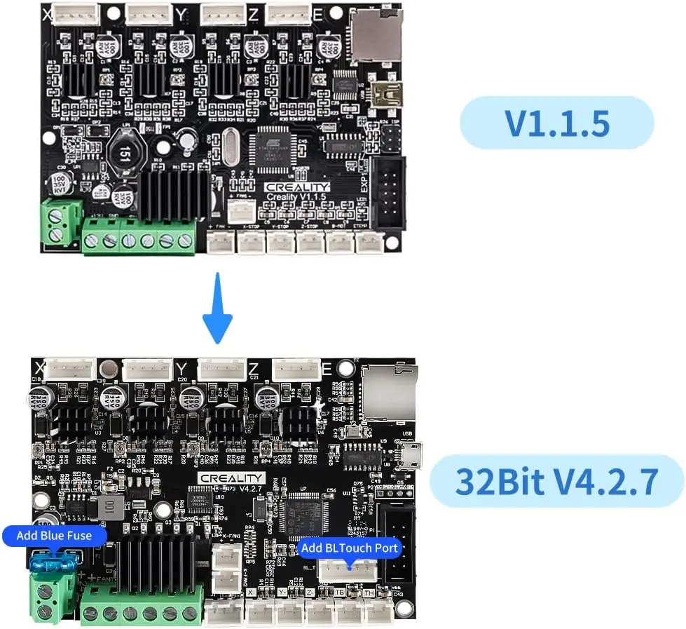 Official Creality 3D Printer Ender 3 Silent Board Motherboard V4.2.7 for Ender 3/V2/Pro/Max/Neo/V2 Neo/Max Neo 4