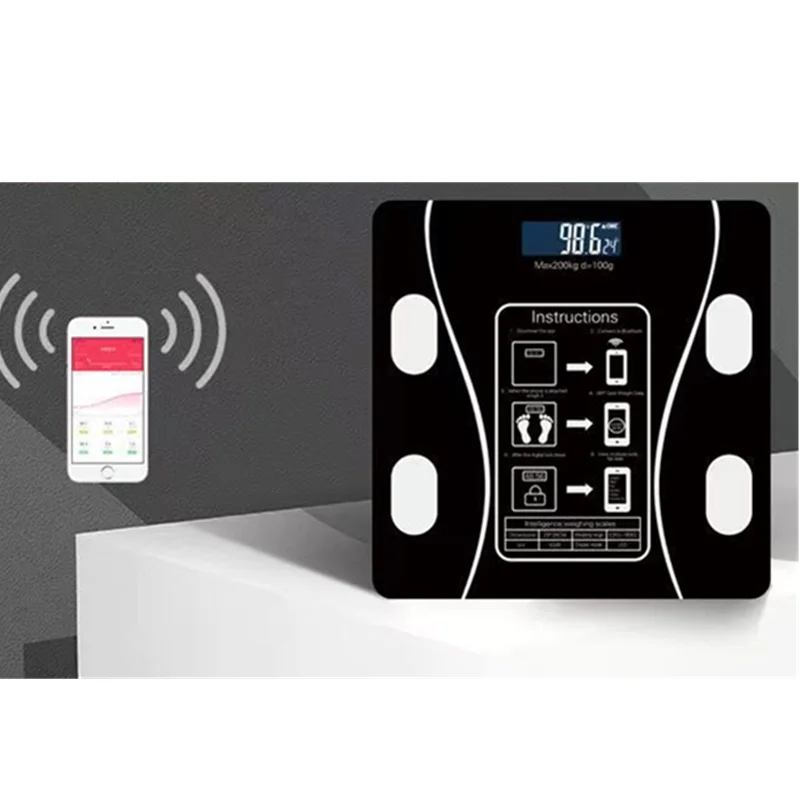 Electronic Scale Bluetooth Weighing Scale Home Charging Healthy Body Scale Weight Scale