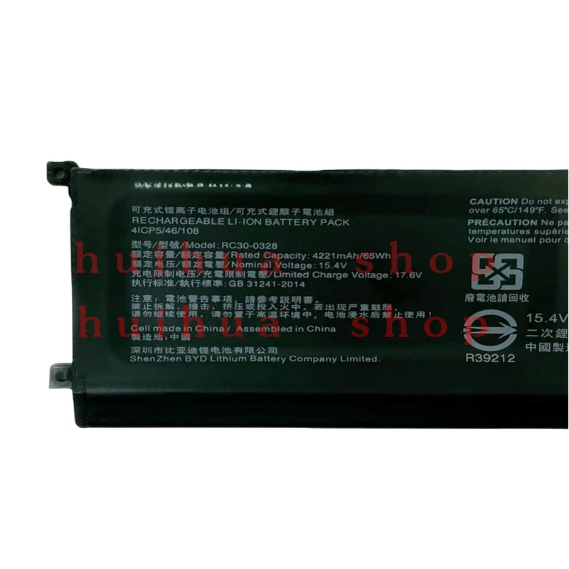 Nueva batería genuina RC30-0328 RZ09-0328 RZ09-0330 03305x para Razer Blade 15 2020