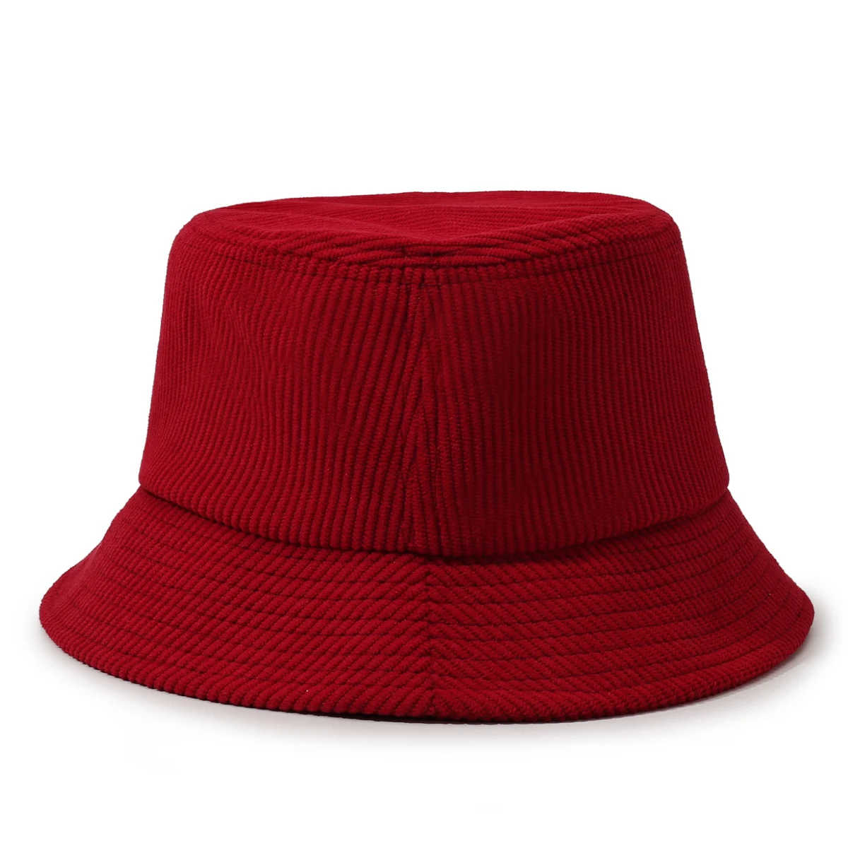 Sonnenhut für Frühling & Herbst, Einfarbiger Cord, Warm, Vielseitig für Reisen & Urlaub, Gesichtsverjüngender Fischerhut – Detail 1