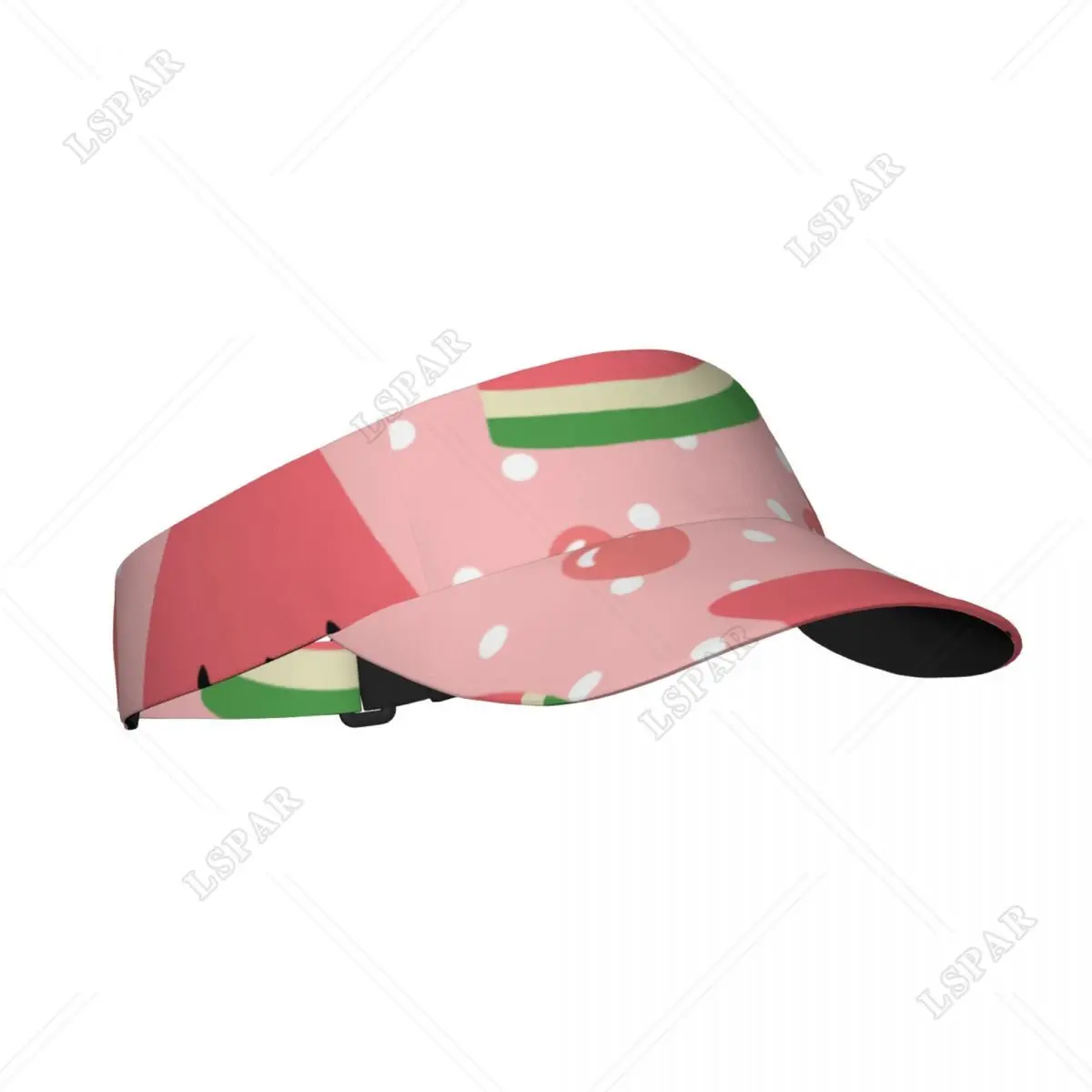 Watermelon Sports Sun Visor Hats Touch Fasteners Outdoor Sports Adjustable Sun Caps for Men Women