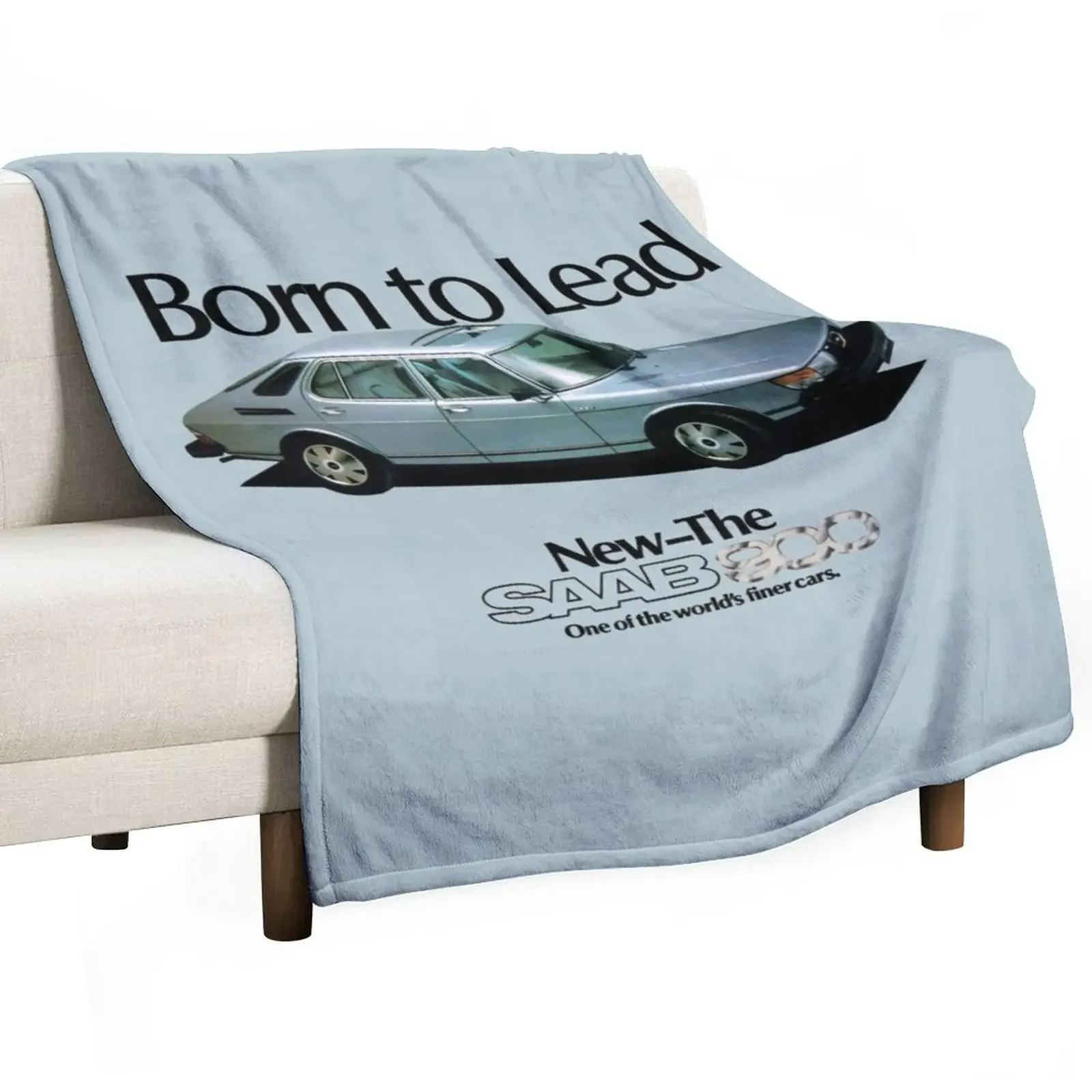 

SAAB 900 - ADVERT Throw Blanket Hairys Decorative Throw Blankets