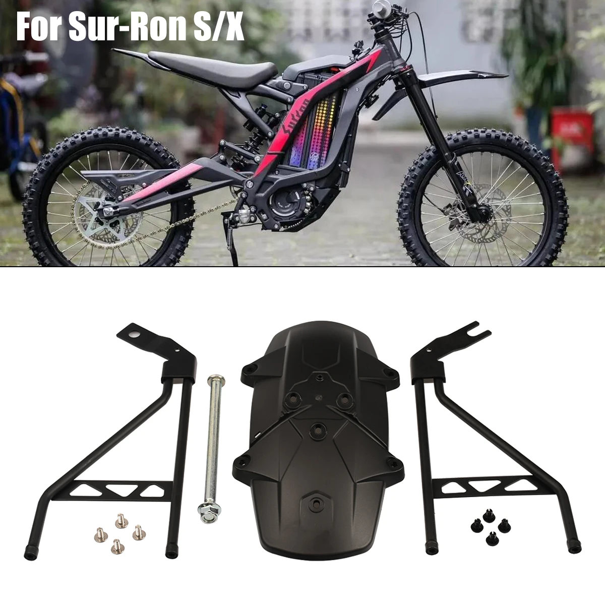 

Rear Fender Mudguard Mudflaps Rear Wheel Guard Cover For SURRON 60S X Light Bee Light Bee X&S SUR-RON Off-road Electric