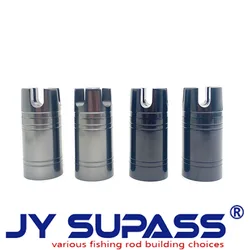 JY SUPASS GBC-2 metal fishing reel seat aluminum gimbal butt DIY fishing rod Repair Gimbal Butt Cap  for rod building