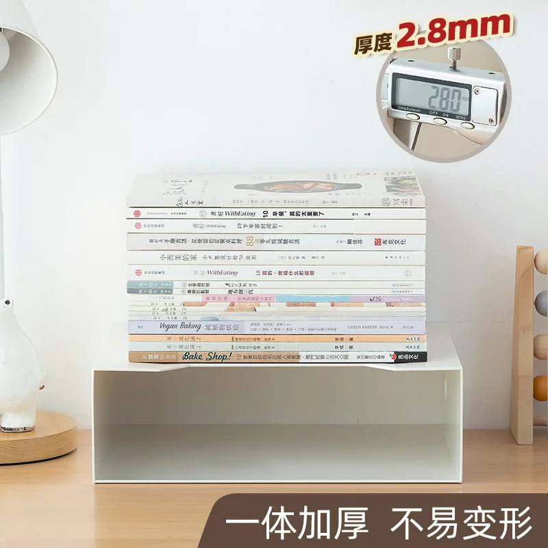 Manufacturer's Multi-Functional Simple Student Book Stand, Desktop Book Storage Rack, Plastic Book Clip Fixed Organization