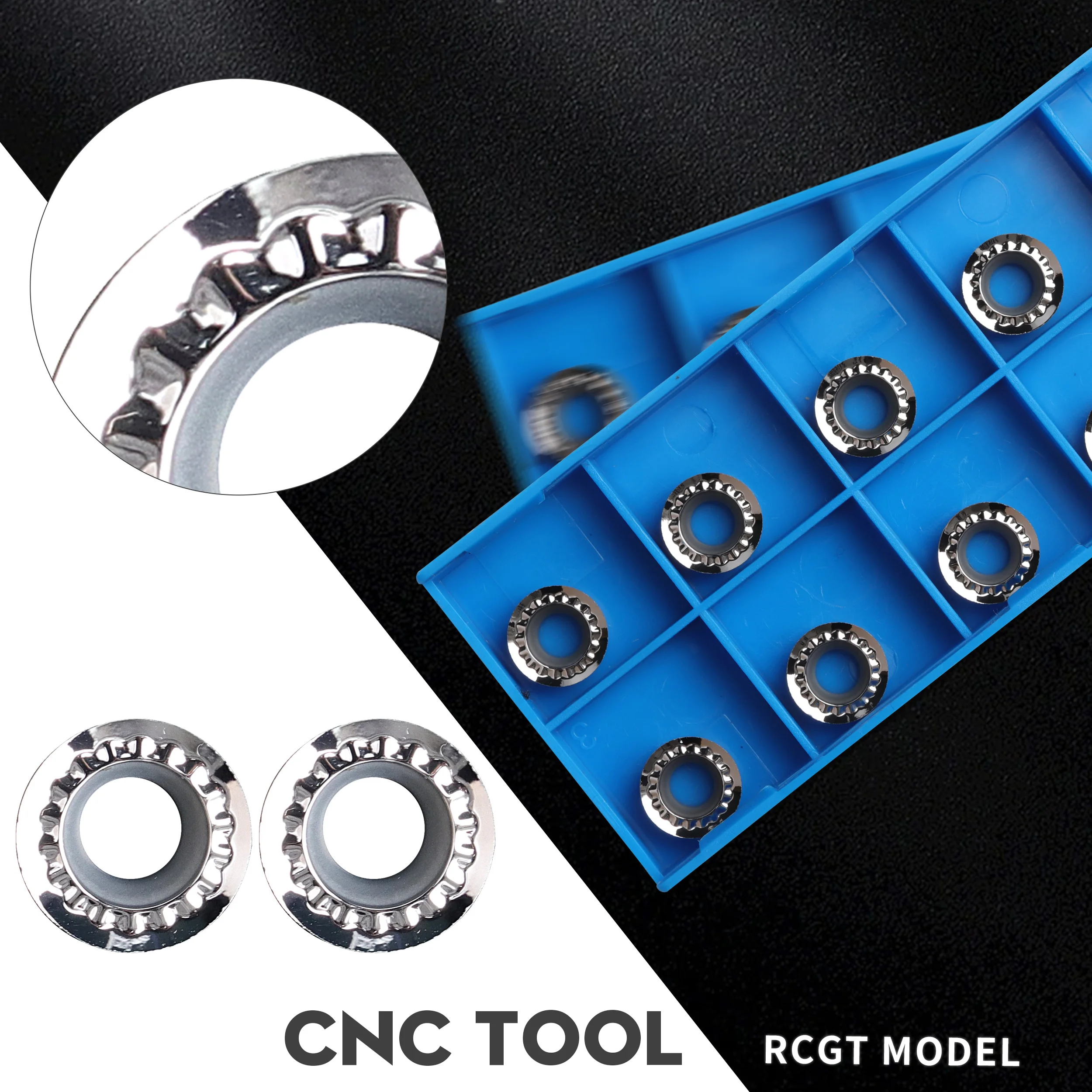 

RCGT10T3MOE-AK H01 RCGT0803MO-AK H01 RCGT1003MO-AK RCGT1204MOE Milling Turning Tool Carbide Insert Milling Blade CNC Lathe Tools