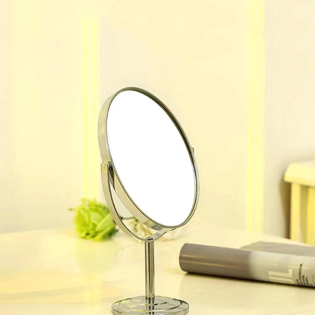 

1 шт. Двустороннее настольное зеркало с 10-кратным увеличением, вращение на 360 градусов, элегантный классический дизайн