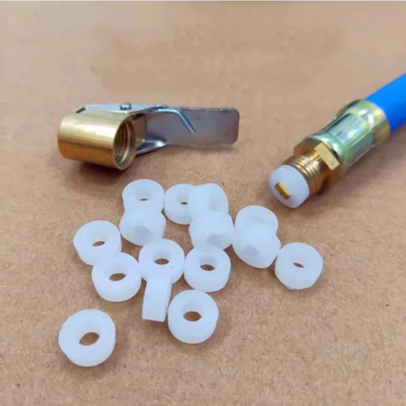 

For Inflatable Chuck Sealing Ring, Tire Pressure Gauge Air Pipe Rubber Ring, Anti-leakage Rubber Ring