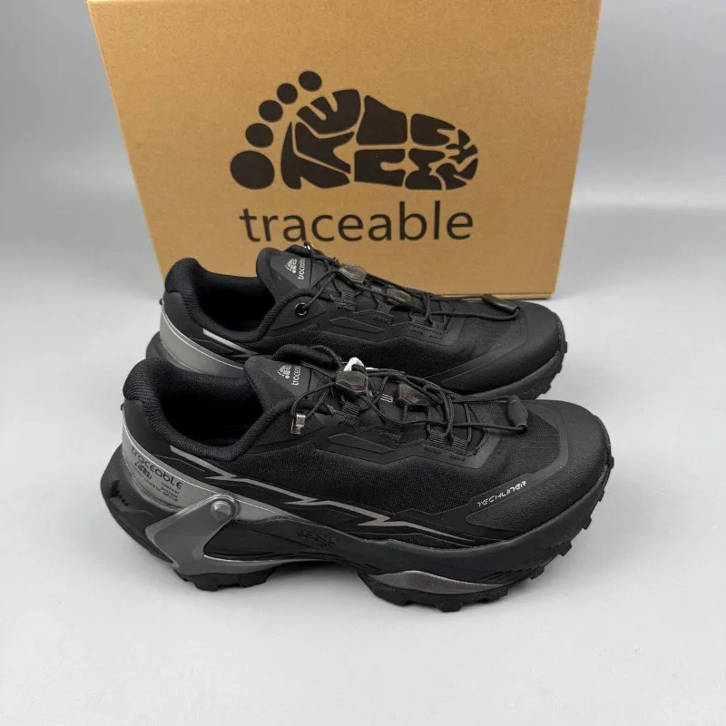 Original Marken-Komfortschuhe mit Dicker Sohle für Trekking, Hochwertige Strapazierfähige Bergsteiger-Fußbekleidung, Outdoor-Wanderschuhe – Detail 7