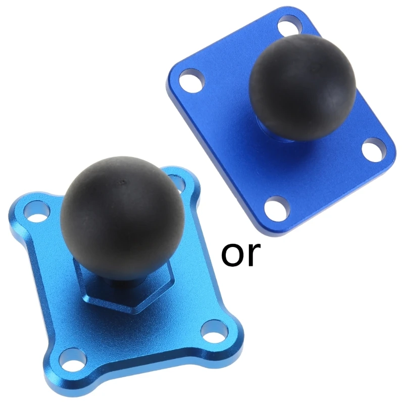 Aluminum Alloy Square Mounting Base with 1 Inch Ball for Head Mount for Zumo 400/450/500/550/660 Rider GPS for Motorcycl image 2